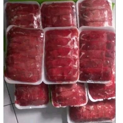 

Daging slice sedikit lemak