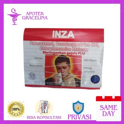 Obat flu/ Inza 4 Tablet