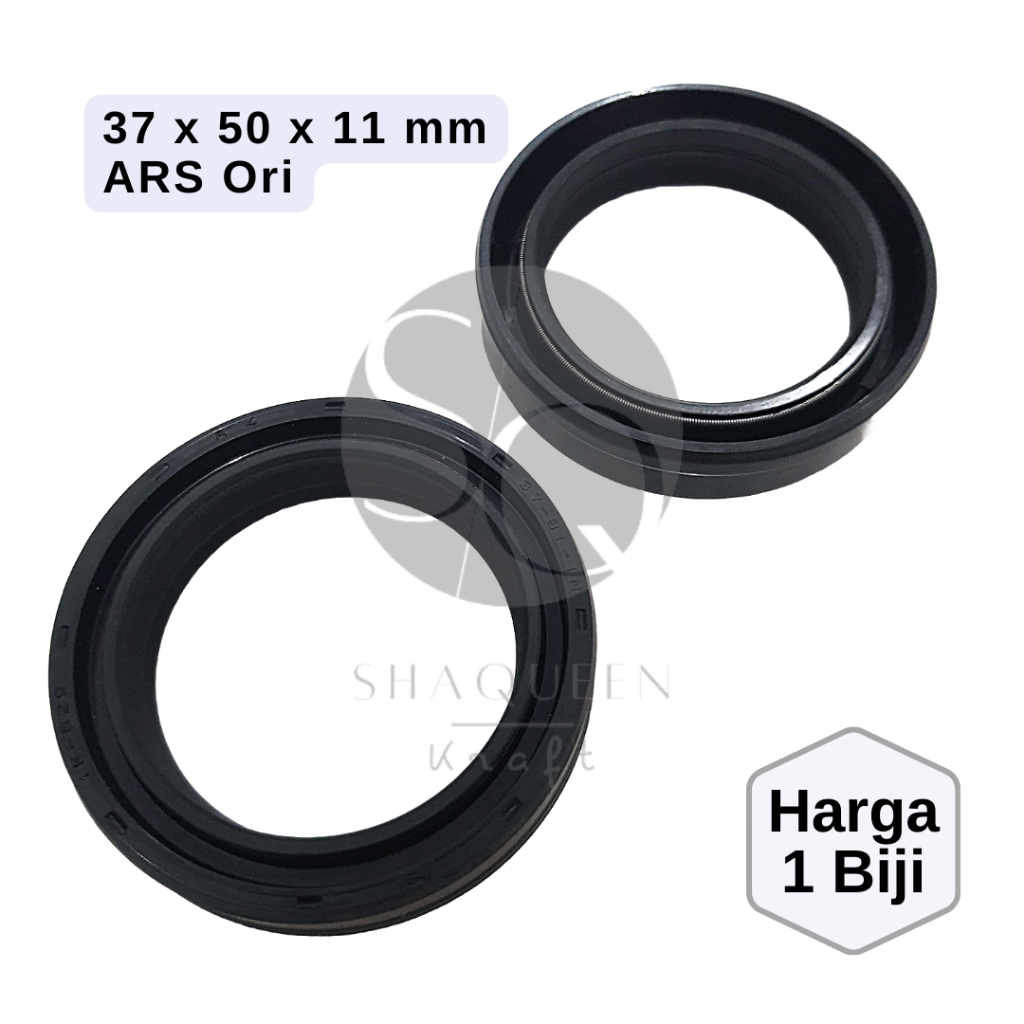 Oil Seal Shock Depan ARS Ori Honda CRF 150 CRF 250 CBR 250 Ninja 250 FI Thunder 250 37 50 11 mm (Sil