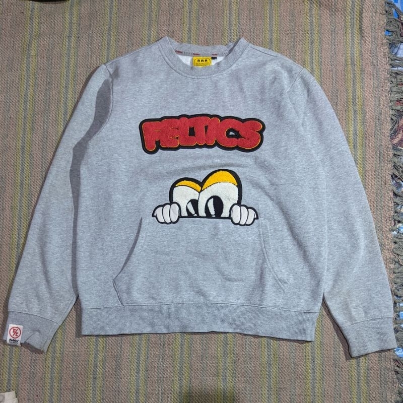 Crewneck Feltics Mata Pocket Towel Bordir Abu Misty Original Second