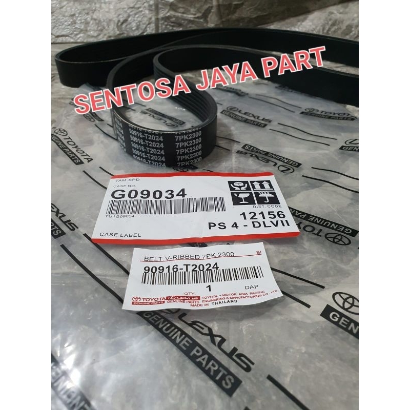 FAN BELT INNOVA BENSIN HILUX BENSIN FORTUNER BENSIN TYPE ORIGINAL