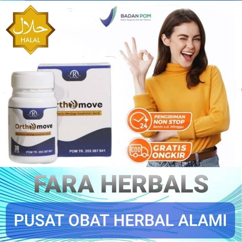 ORTHOMOVE OBAT NYERI SENDI ASAM URAT DAN SYARAF KEJEPIT 100 %HERBAL ALAMI | ORTHOMOVE ASLI | ORTHOMO