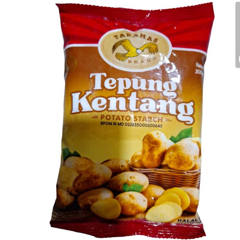 

TAKAMAS brand Potato Starch TEPUNG KENTANG 300gr produk HALAL