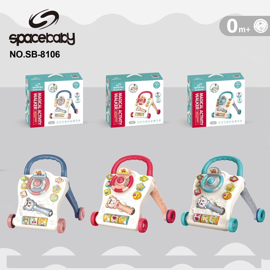 SPACE BABY Magical Deluxe Activity Walker SB 8106 SB 8109 SB 8110 Kereta Dorong Bayi SPACEBABY SB810
