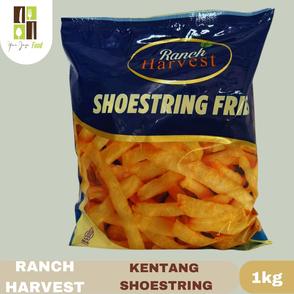 

Ranch Harvest Shoestring Fries / Kentang Shoestring / Kemasan 1Kg