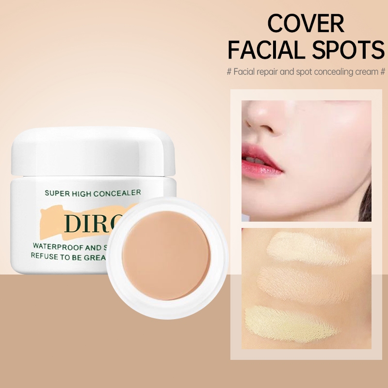 COD❤️DIRC Concealer Repair Cream / Concealer Dikulit Lingkaran Hitam Bekas Jerawat Tertutup Waterpro