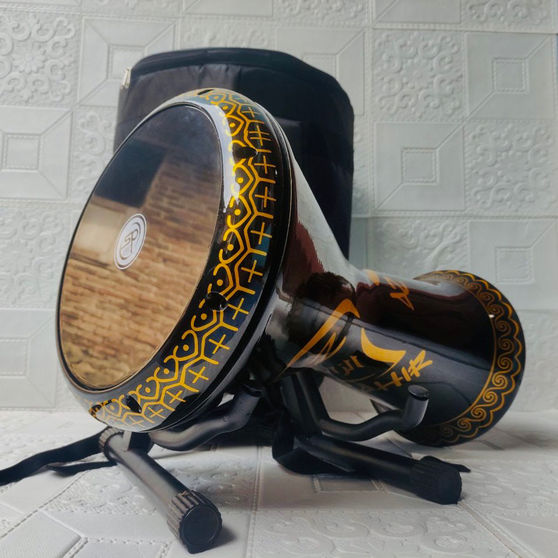 Darbuka sombaty azzahir darbuka ukuran 9 inchi motif azzahir