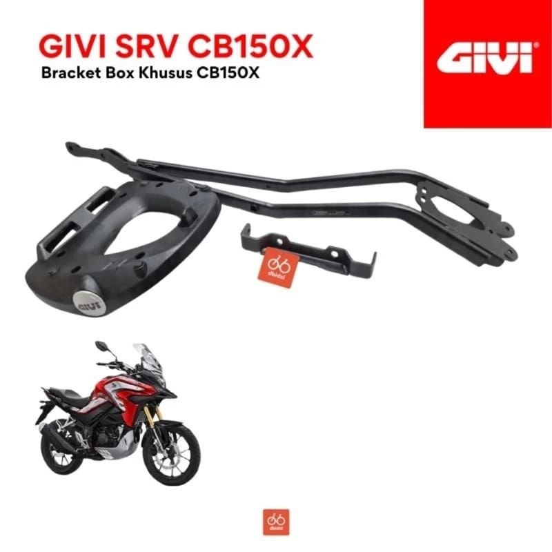 top bracket & side bracket Givi SBL cBX150 breket srv givi CB 150 X CBX 150