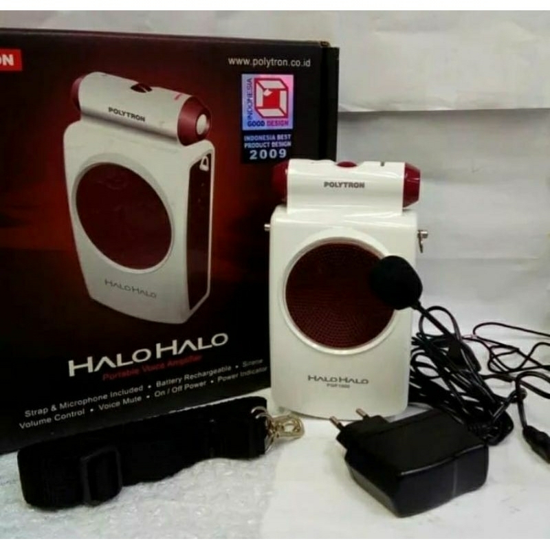 POLYTRON HALO HALO PORTABLE VOICE AMPLIFIER ORIGINAL