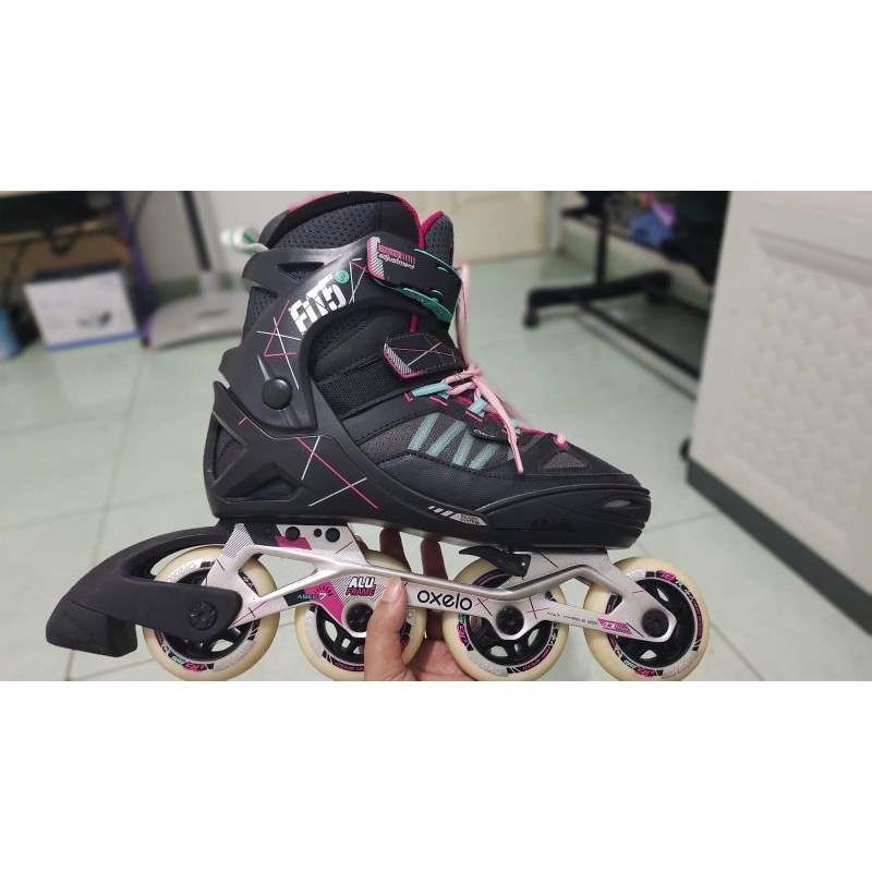 Decathlon Oxelo sepatu roda anak & remaja intermediate FIT 58379377