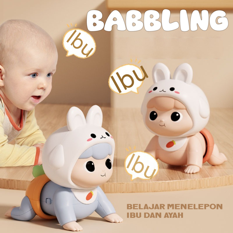 Bayi 6-12 Bulan Mainan Edukasi Musikal Merangkak Belajar