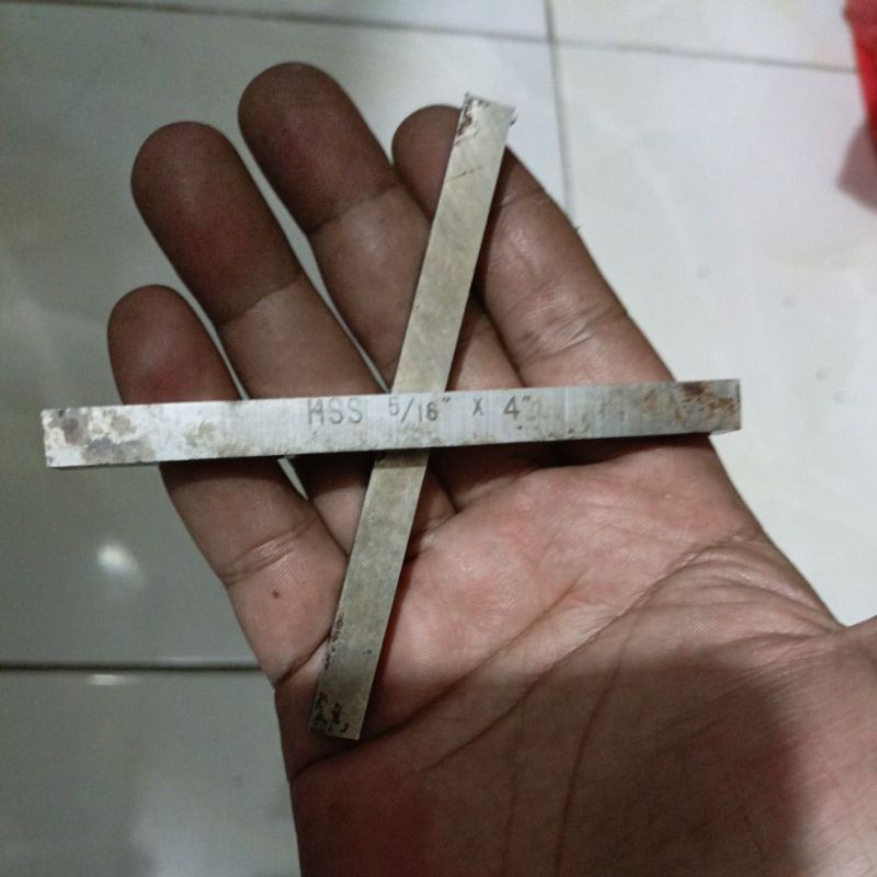 Pahat HSS - m2 3/8×3/8×4 bekas second pisau bubut 3/8×4 Layak pakai