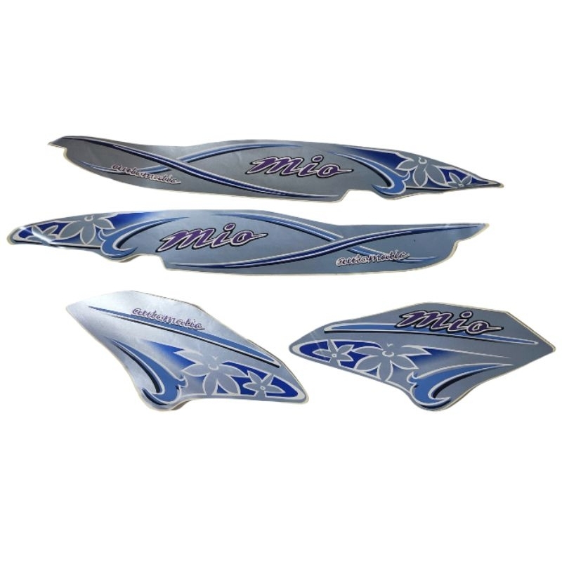 STRIPING STICKER MIO SPORTY BUNGA BIRU MUDA