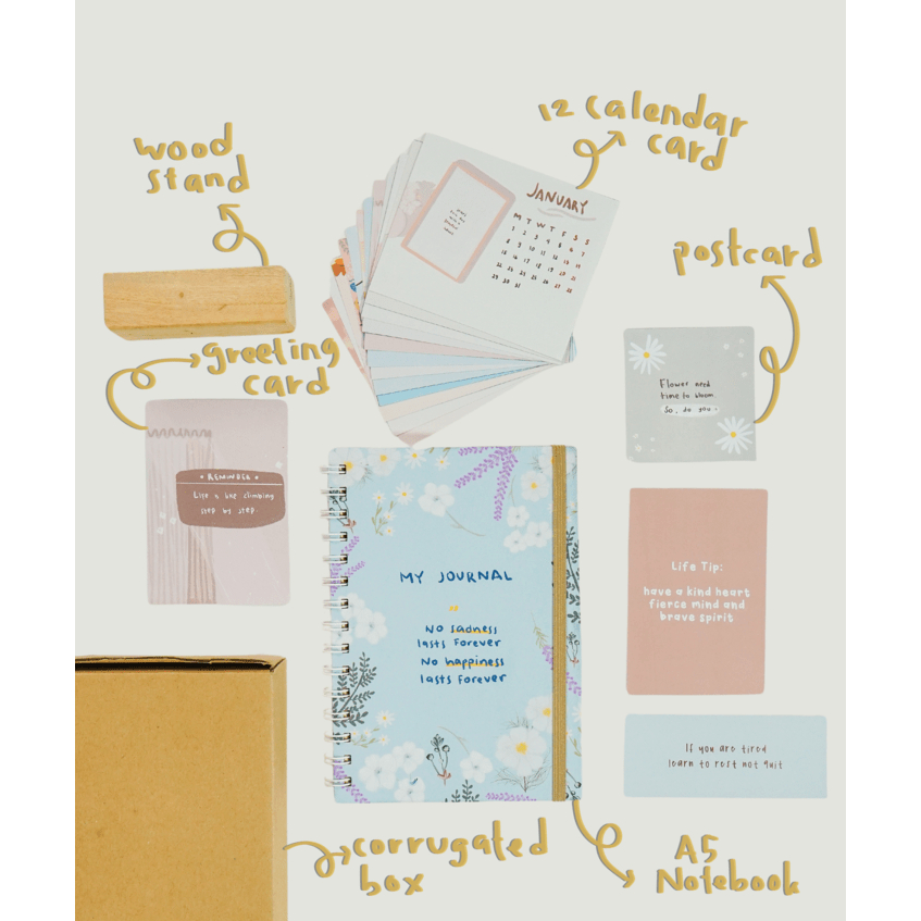 

New Year Hampers Kawakib Books 2024 (Notebook + Kalender)