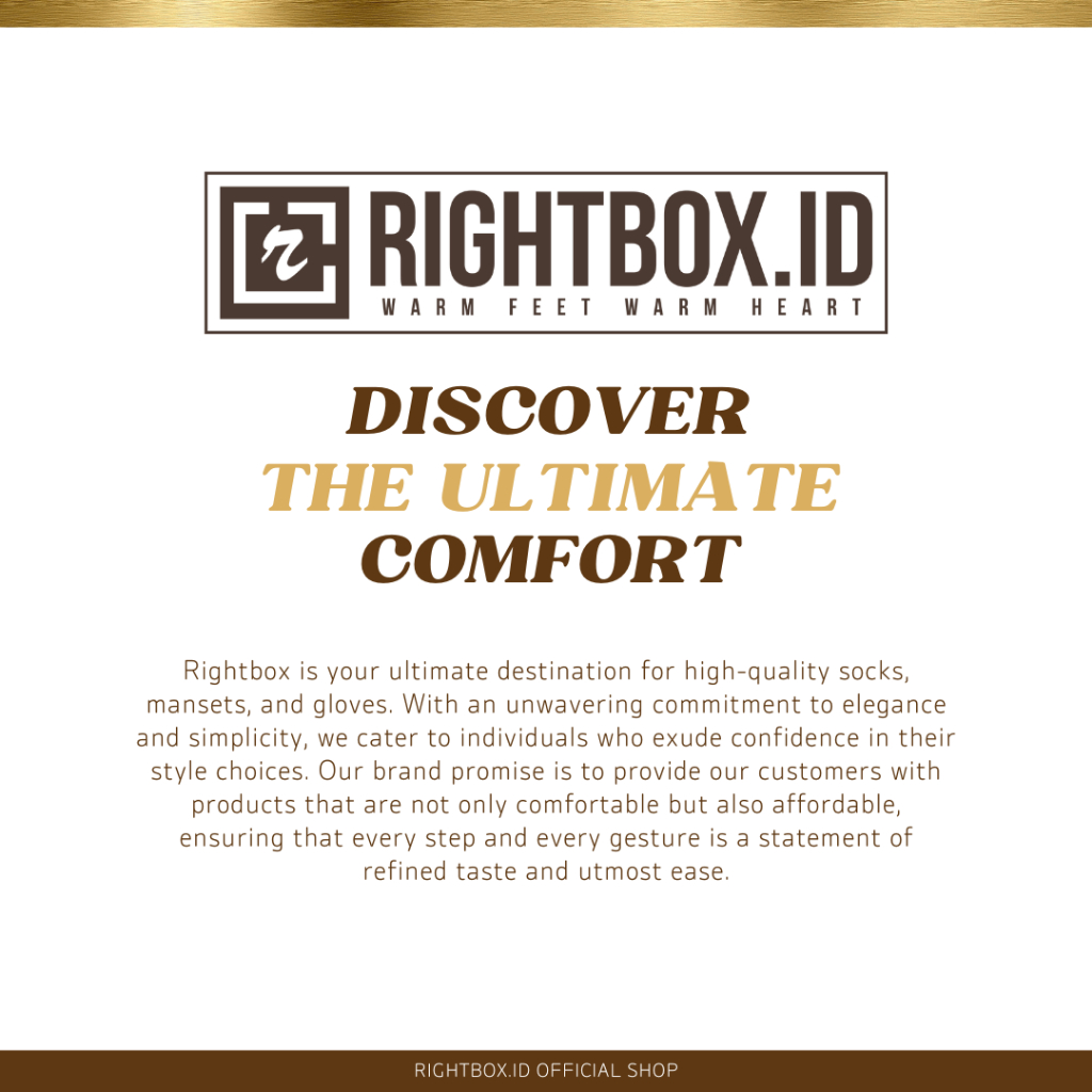 Rightbox, Kaos Kaki Pria,  Motif Kantor, Panjang Sebetis, Warna Hitam, Coklat dan Navy, Allsize Dewasa Image 9