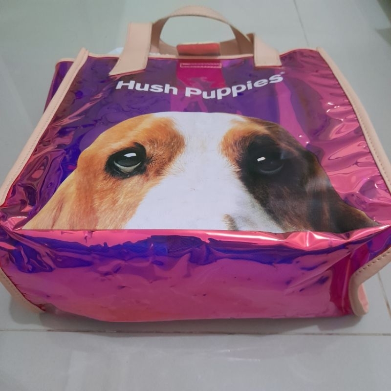 PRELOVED HUSH  PUPPIES MIKA MIRROR TOTE BAG PINK
