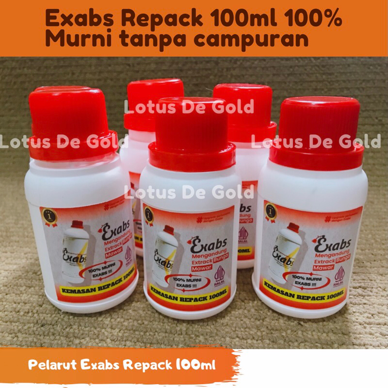Exabs Pelarut Parfum kemasan Repack 100ml | Murni Tanpa campuran sampai 100%