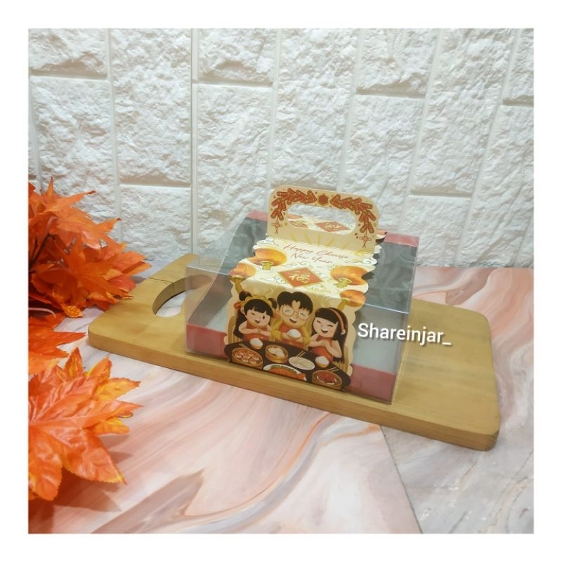 

Kotak Kue Imlek Muat 2 Toples 350g-Dus Kado Sincia-Box Hampers Cny