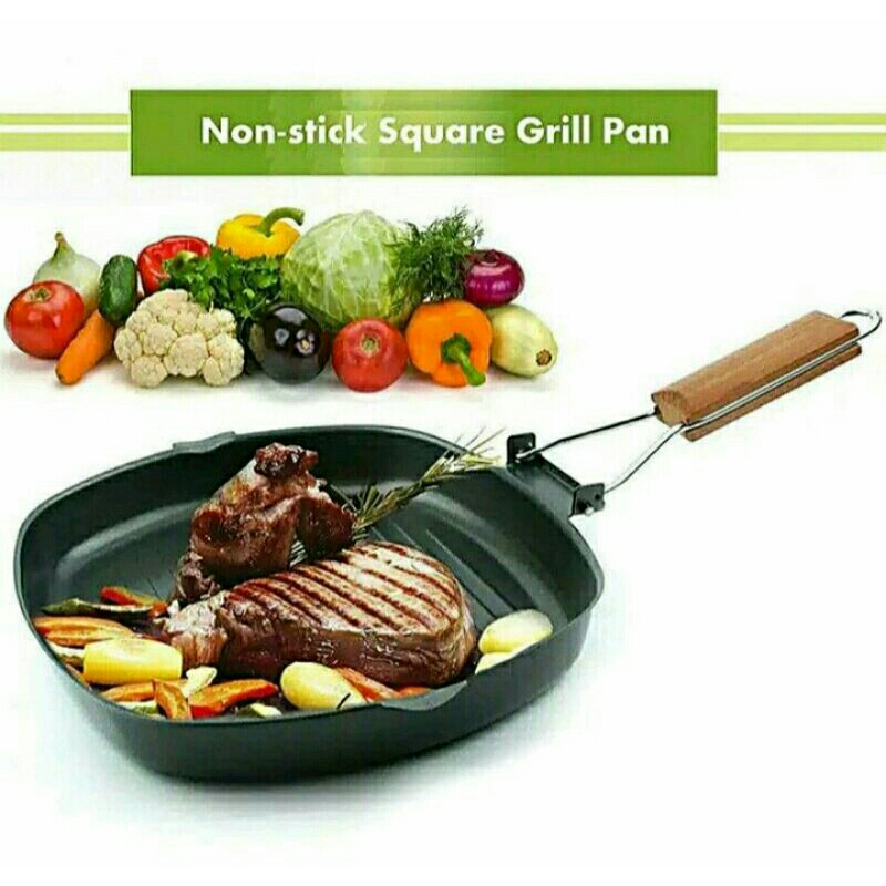 TEFLON ANTI LENGKET/PANGGANGAN DAGING SERBAGUNA UKURAN 28 CM