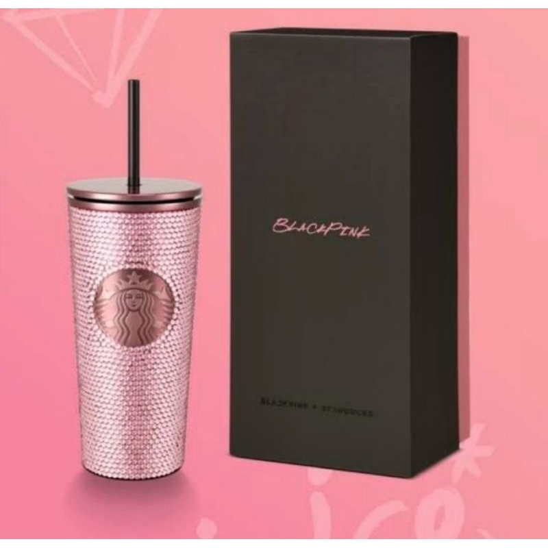 Tumbler Starbucks x Blackpink Swarovski Rose Gold