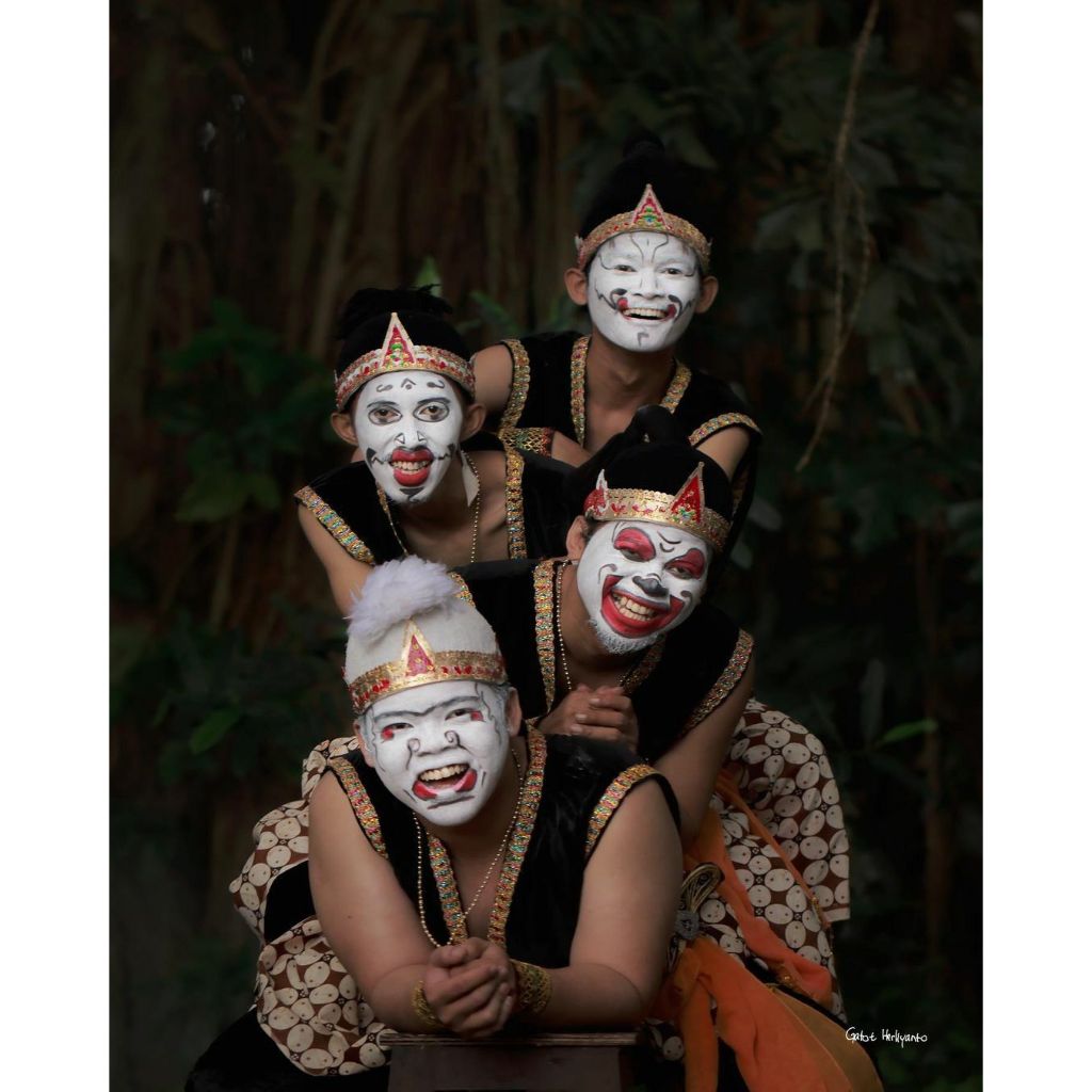 Setelan Kostum Punakawan ( semar, gareng, petruk, bagong) set