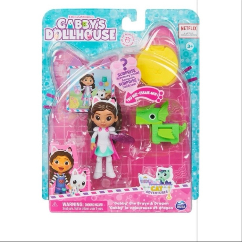 Gabby's Dollhouse Gabby the Brave & Dragon Figure Set