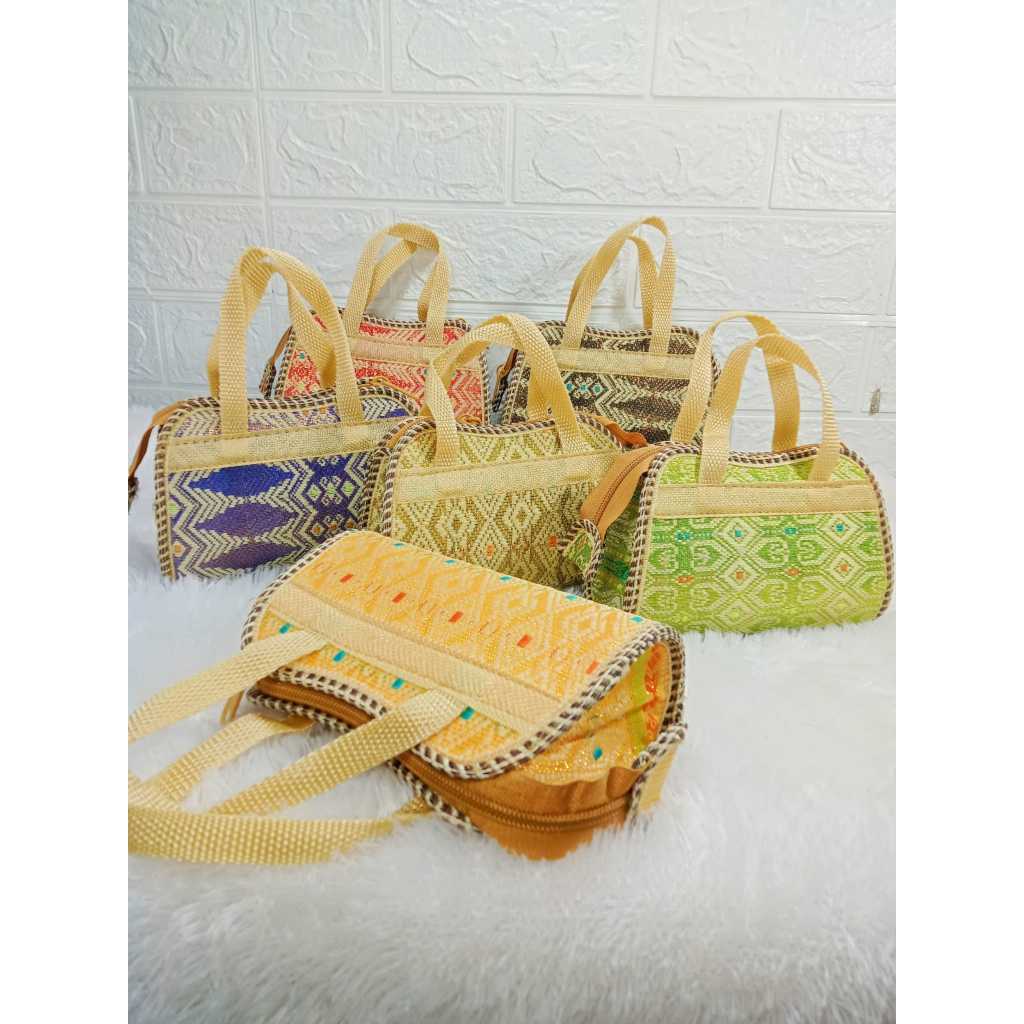 TAS SONGKET HANDLE BAGS MINI/TAS JINIJNG WANITA MINI/TAS SONGKET MINI