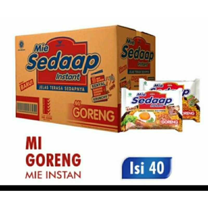 

Mie sedap aneka rasa 1 karton