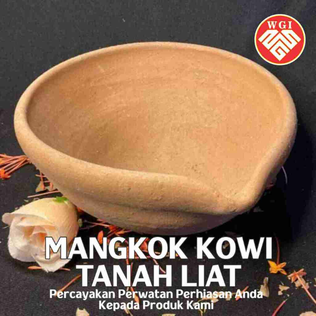Kowi Lebur Emas Mangkok Tanah Liat