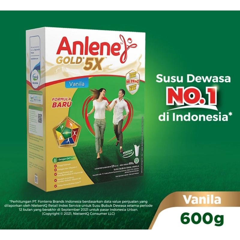 

ANLENE GOLD 5X 600GR