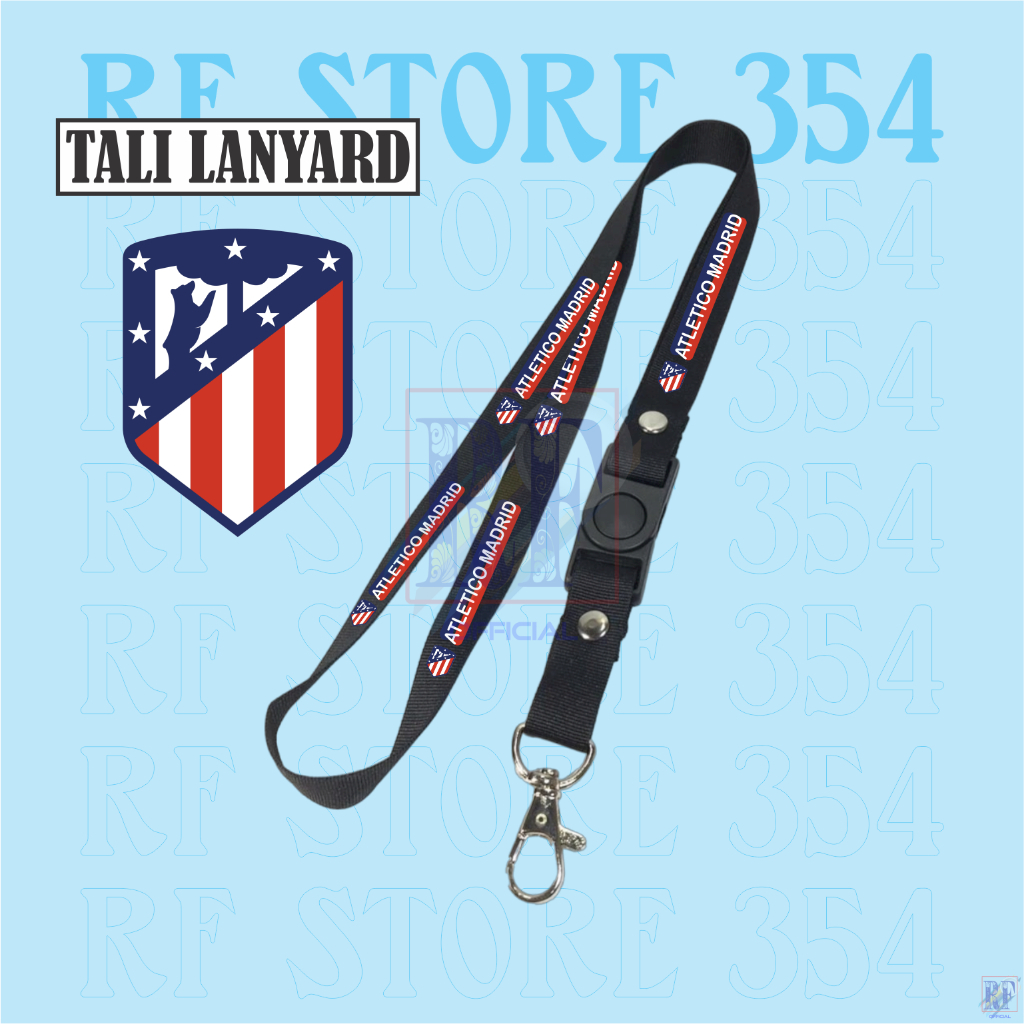 

TALI LANYARD ATLETICO MADRID | ATHLETICO DE MADRID | LA LIGA SPANYOL \ SPAIN - TALI ID CARD GANTUNGAN KUNCI GANTUNGAN FLASHDISK GANTUNGAN NAMETAG TALI LANYARD BEST SELLER COD