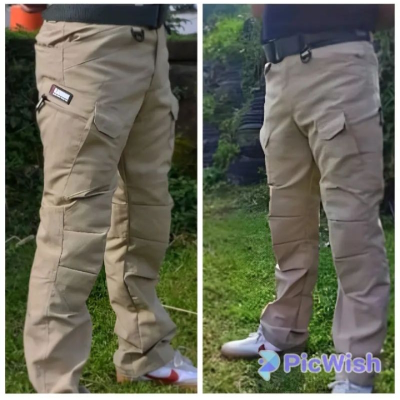 CELANA TACTICAL CREAM, CELANA CARGO PANJANG