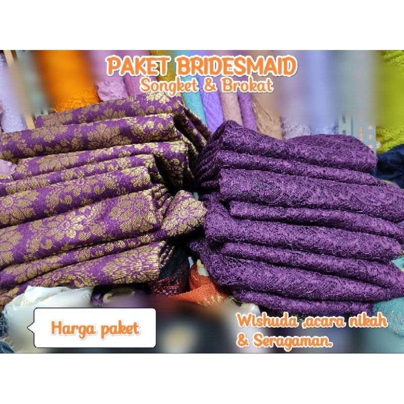 PAKET SERAGAMAN BRIDESMAID / BAJU NIKAH / BAJU KEBAYA / BAJU SERAGAMAN / KEBAYA SERAGAMAN / KEBAYA W