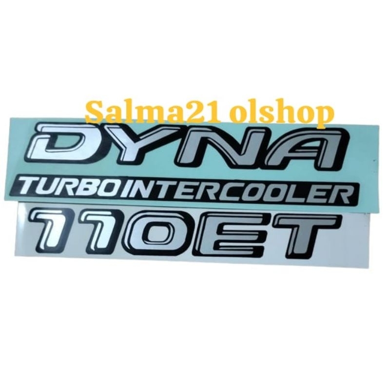 stiker mobil Dyna Turbo Intercooler 110ET