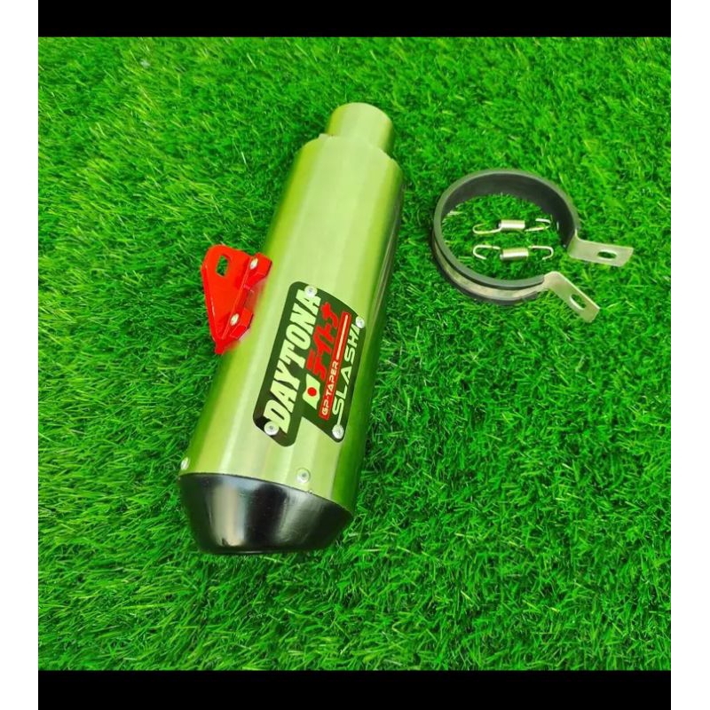 SLINCER knalpot racing DAYTONA gratis DB KILLER PEREDAM inlet50mm