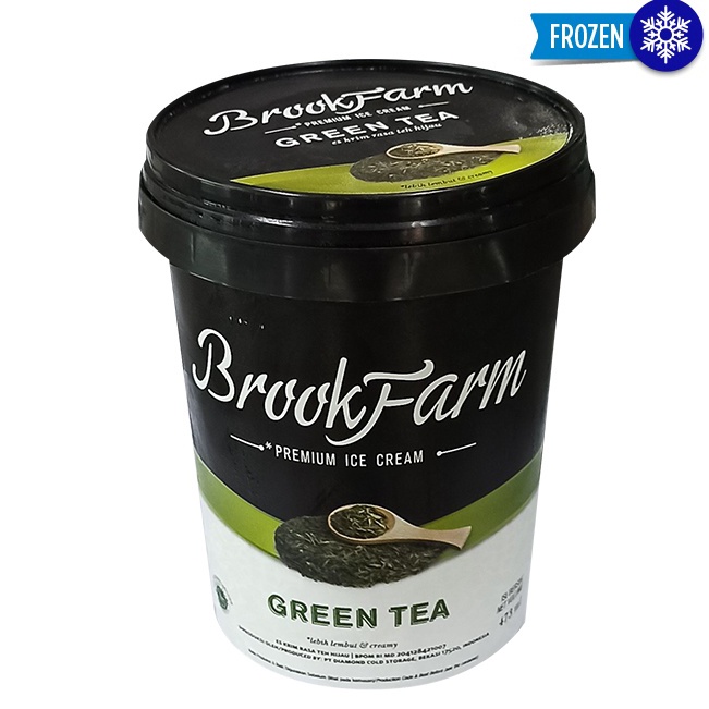 

WJJZ853 Jangan Sampai Kehabisan Brookfarm Ice cream Green Tea 473 ML