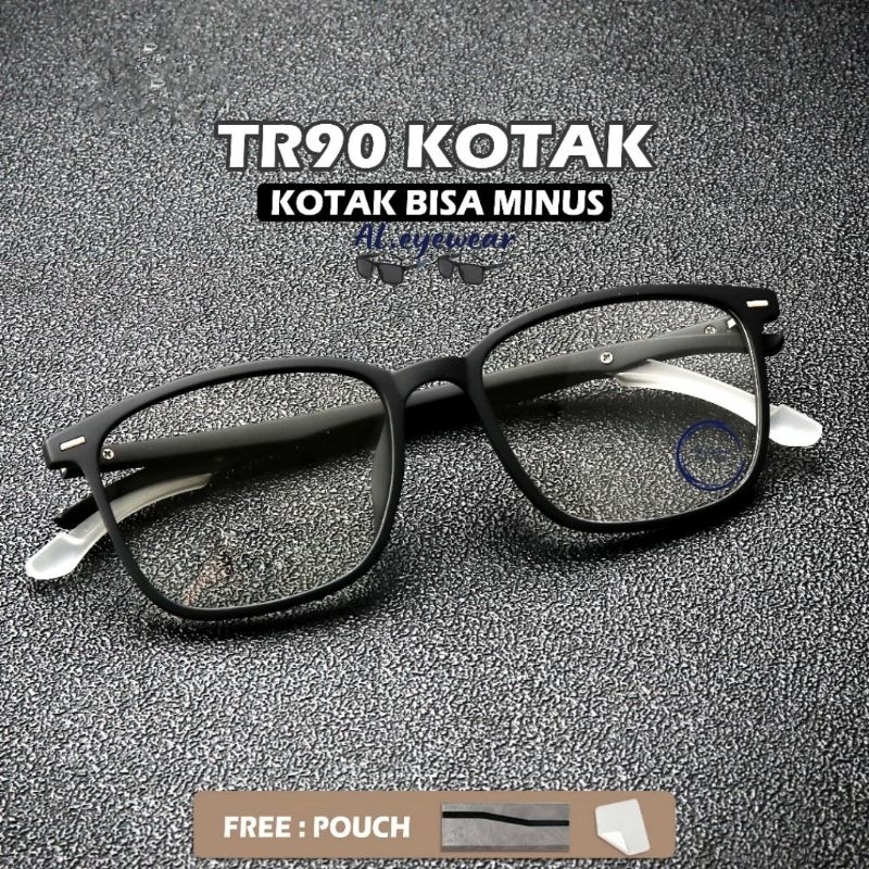 Kacamata Photocromic Frame Lentur 8025 Gratis Minus