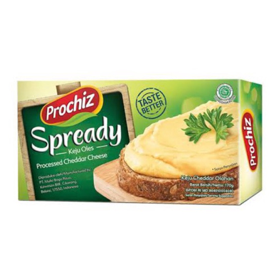 

YQDK7496 Stok terbaru Prochiz Spready Keju Oles 16gr