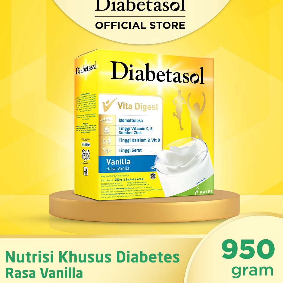 

GRKS4633 55 COD Diabetasol Jumbo Vanilla 95g