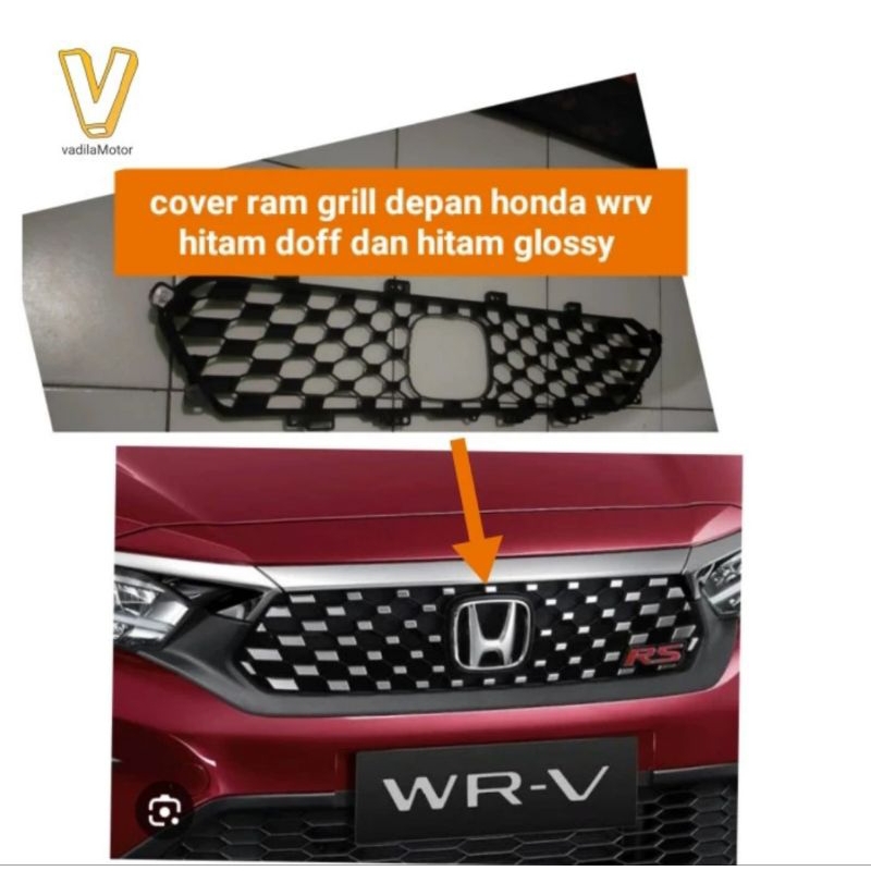 cover ram front grill honda wrv tipe RS hitam glossy dan hitam doff asli honda
kondisi barang baru a