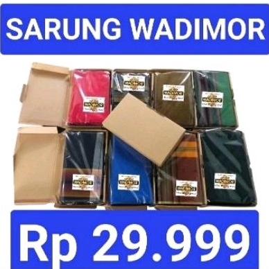 Sarung Wadimor Balimoon, liris, polos, dll, Baru afkir pabrik