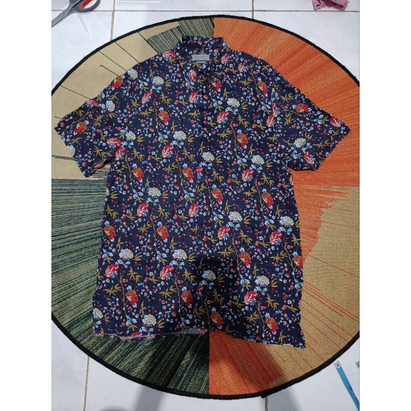 zara man kemeja floral