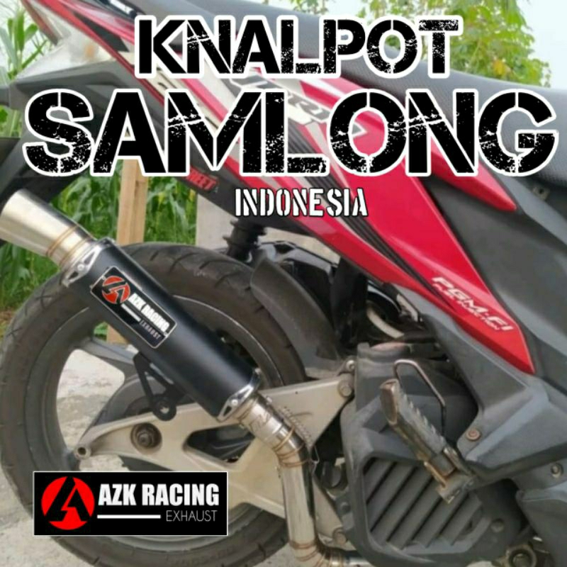 Knalpot Vario 125 Old Samlong Azk Racing