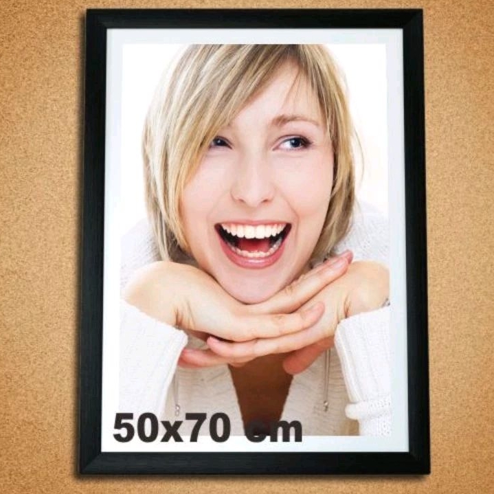 PIGURA UKURAN 50cm x 70cm  FRAME  BINGKAI PAJANGAN  FOTO 50 x 70 Foto keluarga poster hiasan dinding