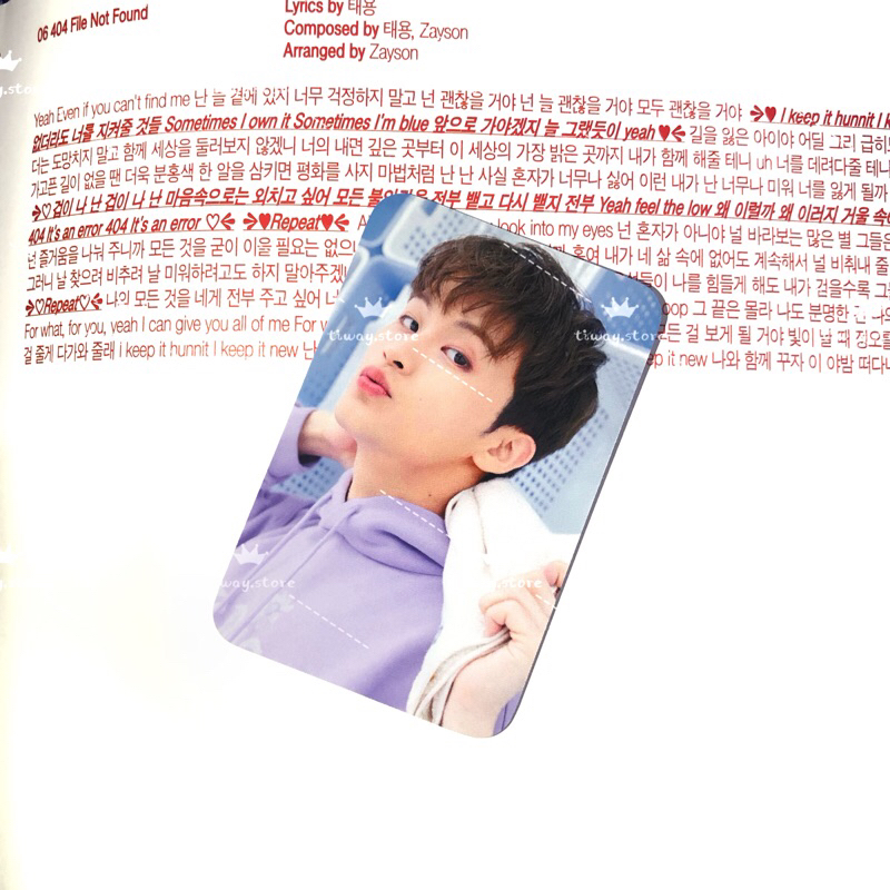 photocard pc mark md towel laundry