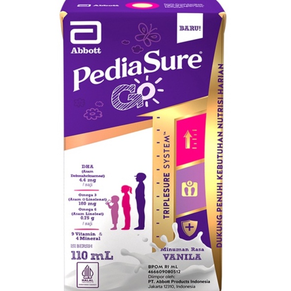 

NGCM5965 V44859 Pediasure Go Vanila Coklat Formula UHT 11ml