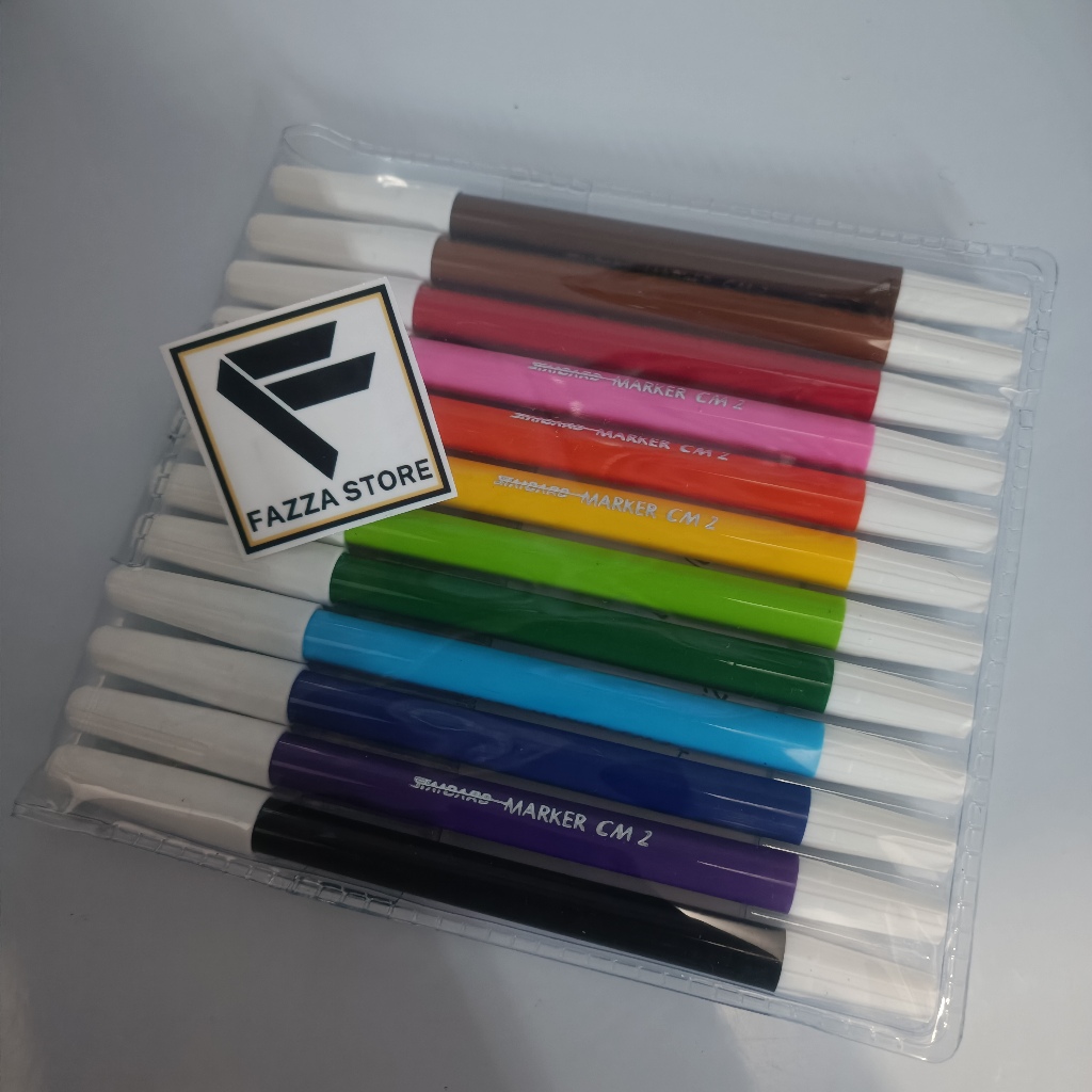 

Standard Spidol Warna CM2 isi 12 Pcs