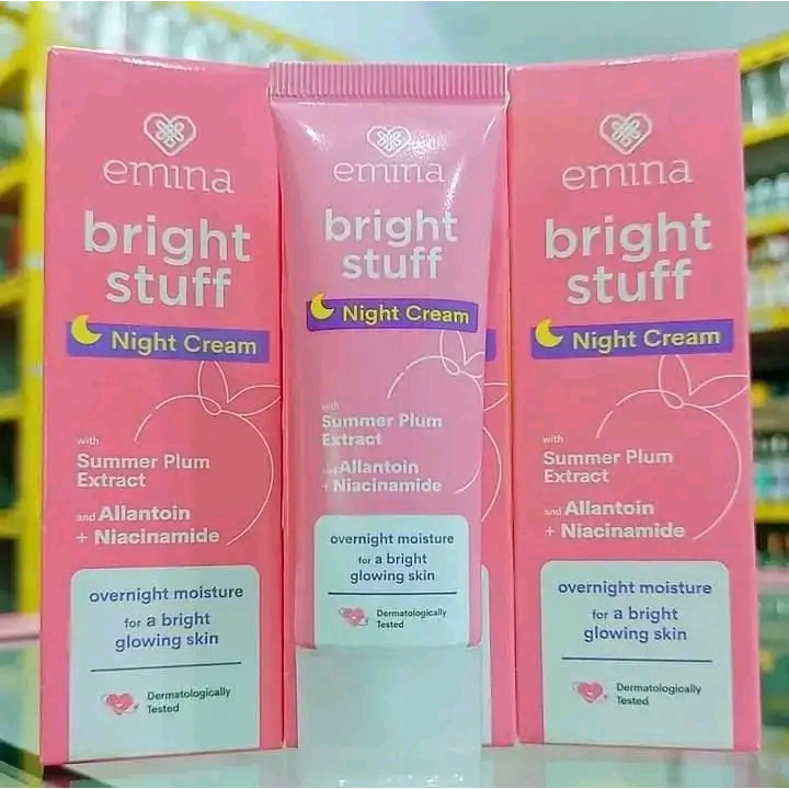 Emina Bright Stuff Night cream/cream malam emina
