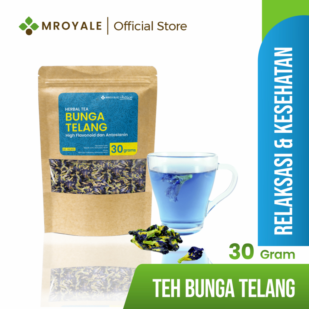 

TEH HERBAL BUNGA TELANG 100% BAHAN PREMIUM || 30 GRAM || PEWARNA ALAMI, MENGOBATI INSOMNIA ATAU SUSAH TIDUR