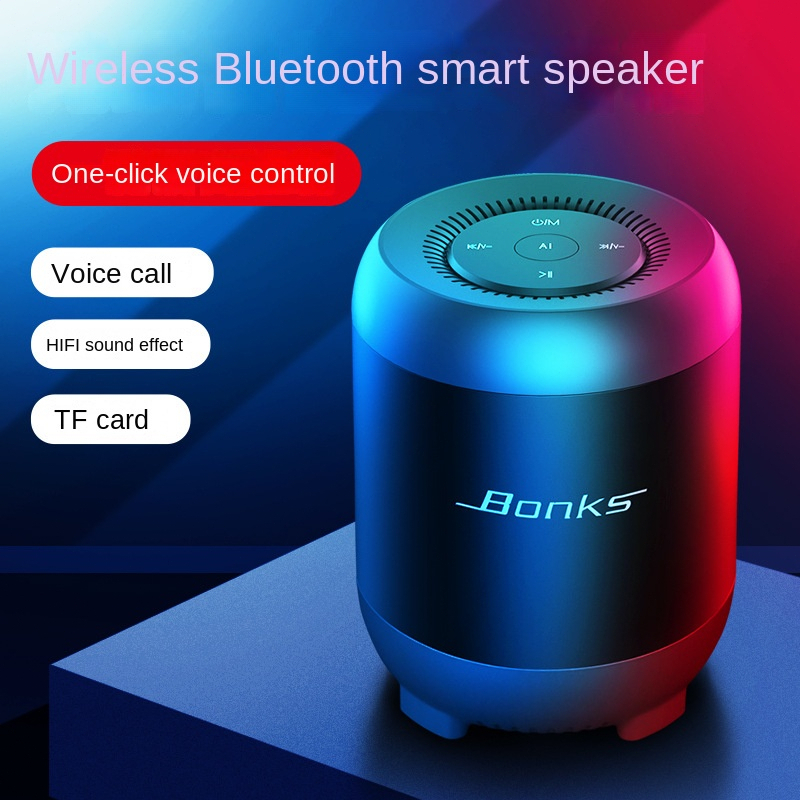 【COD】Mini Bluetooth Speaker Speaker Q33 4 inch  Speaker Luar Ruangan Portabel Speaker Kolom Nirkabel Dukungan Pemutar Musik MP3 Subwoofer Pemutar Musik Subwoofer